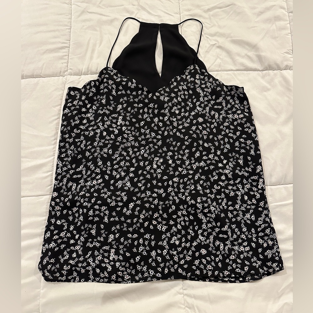 J.Crew - Women’s Swing Tank Top - Medium - Black floral